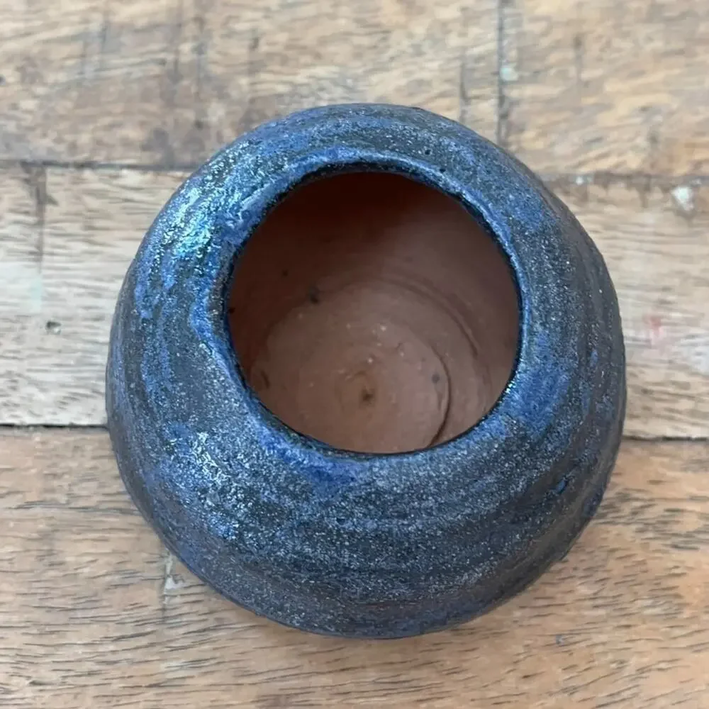 Studio Art Pottery Clay Vase 2.5